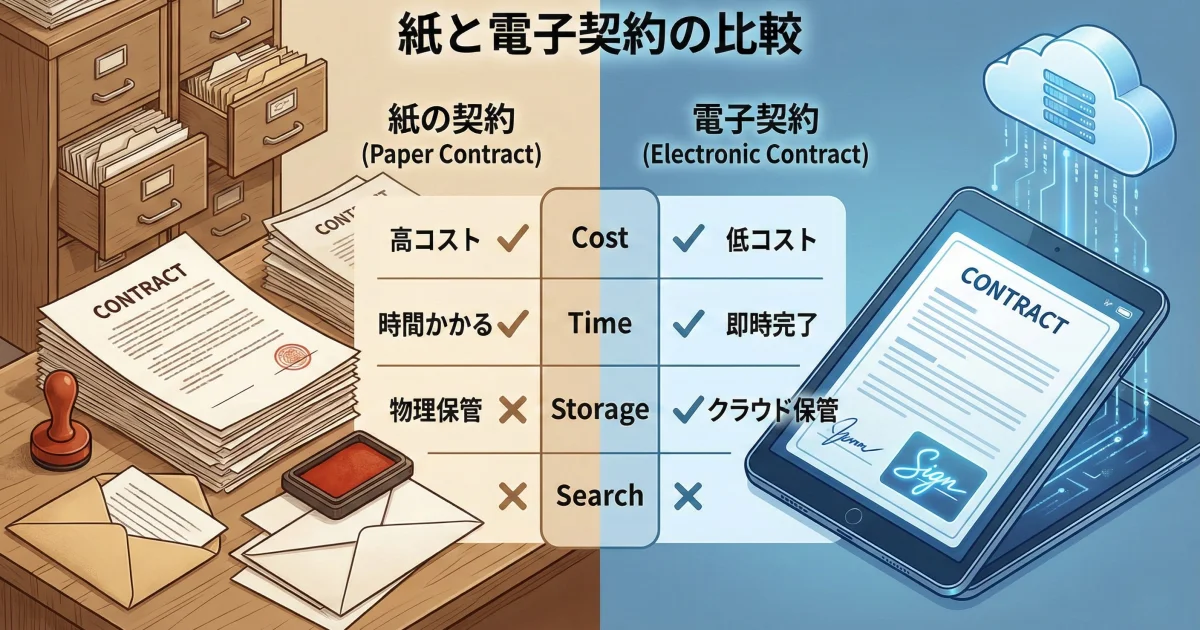 電子契約サービスの選び方—比較すべき7つのポイント